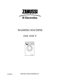 Zobrazit dokument Zanussi-Electrolux FAE1026V Uživatelský manuál